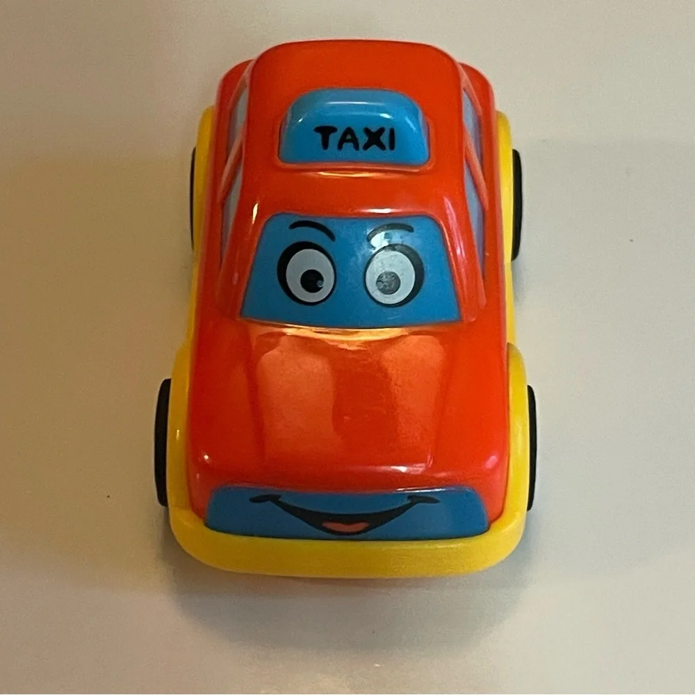 Colorful Taxi Toy Car Unbrekable Fun-Auto Car